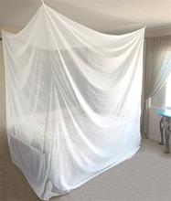 Bed Canopy | Insect Netting | Noseeum Fine Mesh | 4-Corner | 62" wide x 82" long x 82" high |Skeeta "Queen"